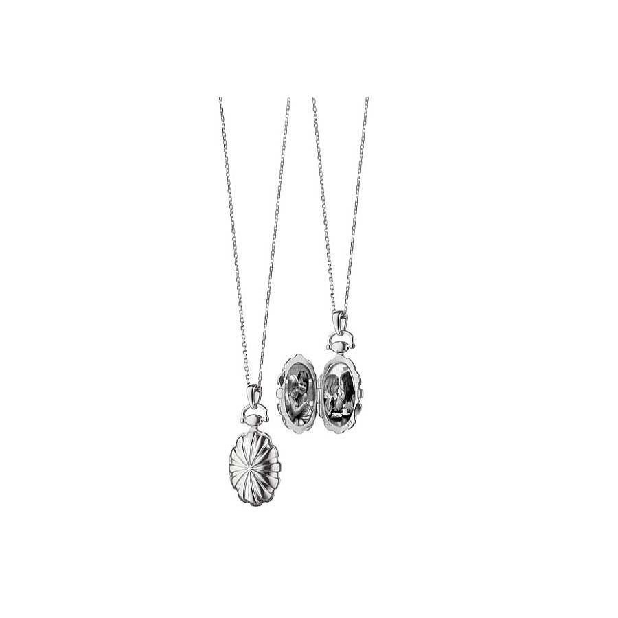 Lockets Monica Rich | Sterling Silver Petite Sunburst Locket