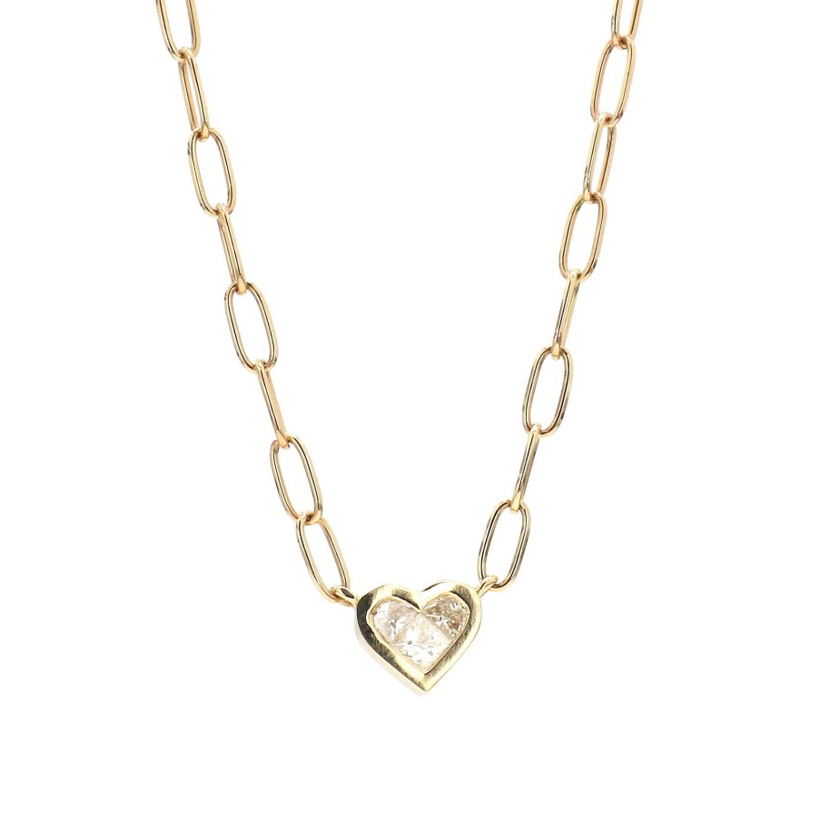 Necklaces & Pendants Bailey's Fine Jewelry | Diamond Heart Link Necklace