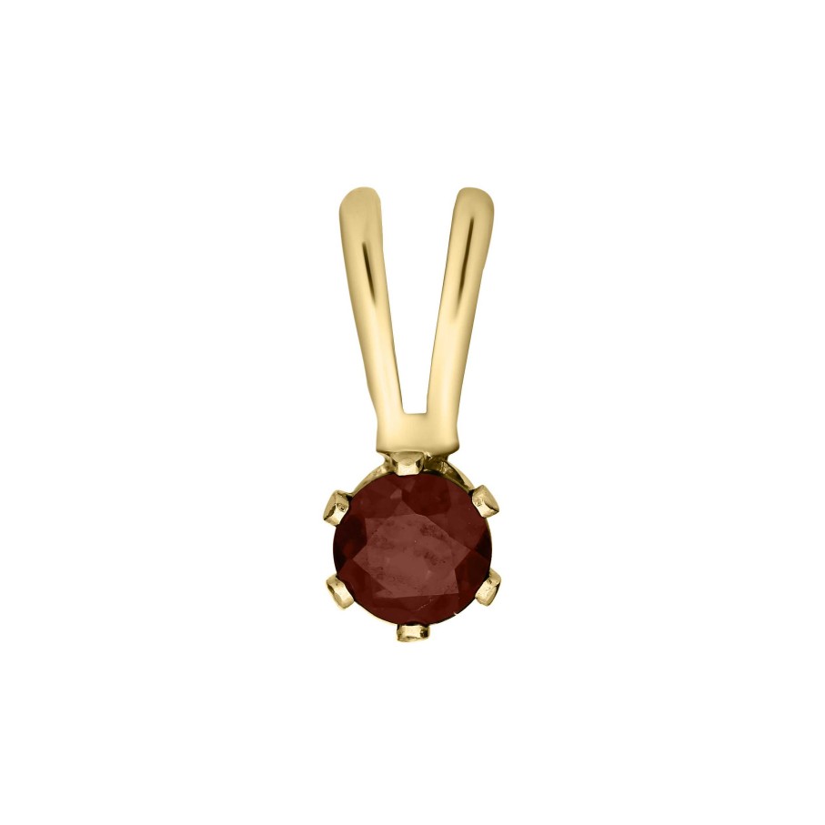 Necklaces & Pendants Bailey's Fine Jewelry | Bailey'S Children'S Collection January Birthstone Garnet Pedant Necklace