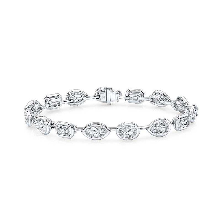 Bracelets & Bangles Bailey's Fine Jewelry | Mix Diamond Bar Bracelet