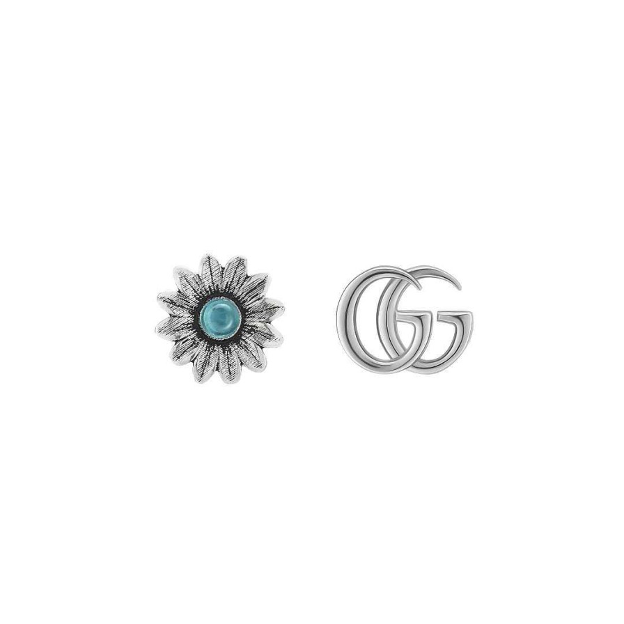 Earrings Gucci | Gucci Gg Marmont Flower Silver Earrings