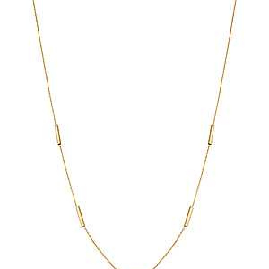 Necklaces & Pendants Bailey's Goldmark Collection | Bailey'S Goldmark Collection Station Necklace In 14K Yellow Gold