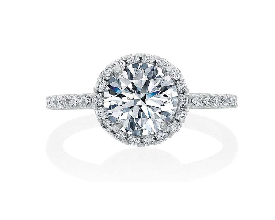 Engagement Rings Bailey's Fine Jewelry | Round Halo Engagement Ring Setting With Diamond Undergallery