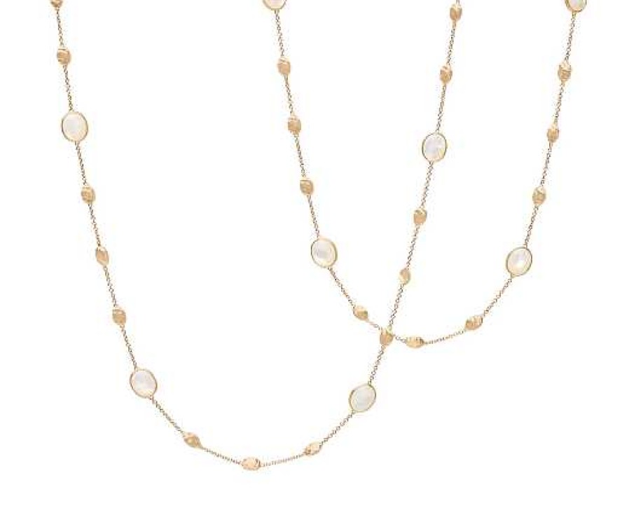 Necklaces & Pendants Marco Bicego | Marco Bicego Siviglia 18K Gold Mother Of Pearl Long Necklace