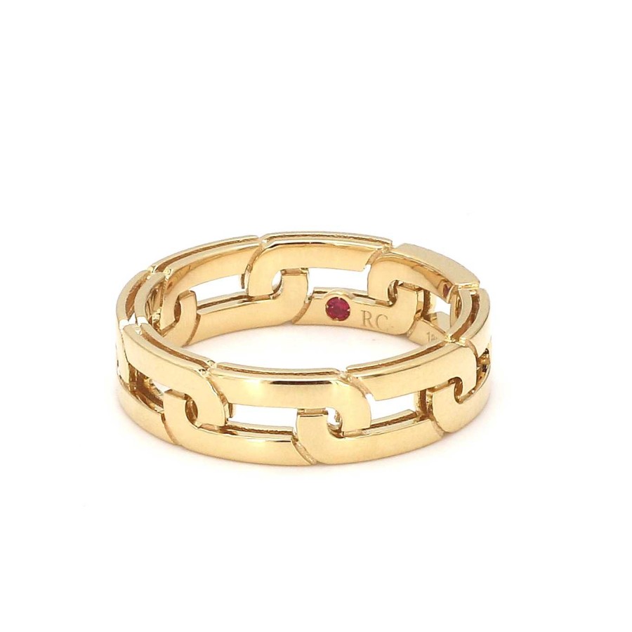 Fashion Rings Roberto Coin | Roberto Coin Yellow Gold Oro Classic Ring