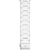 Watches Michele | Michele Stainless Steel White Silicone Apple Watch Strap