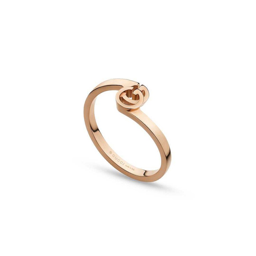 Fashion Rings Gucci | Gucci Gg Running 18K Gold Ring