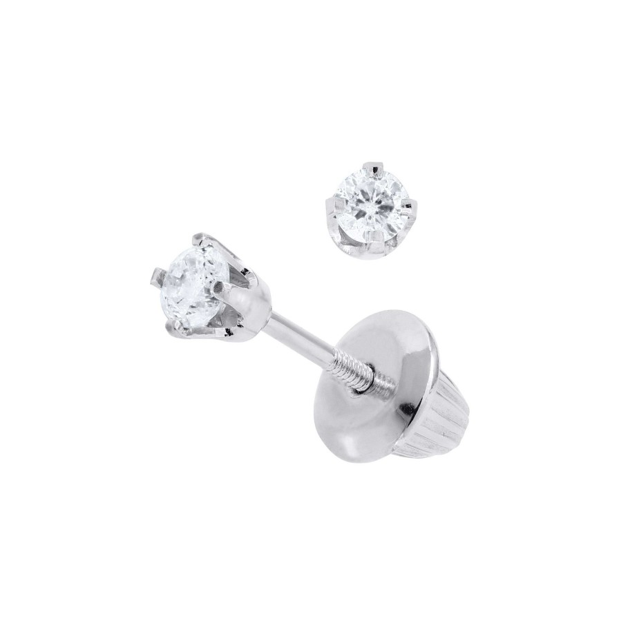 Earrings Bailey's Fine Jewelry | Bailey'S Children'S Collection Diamond Stud Earrings