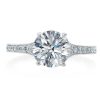 Engagement Rings Forevermark | Forevermark Round Diamond Engagement Ring Setting