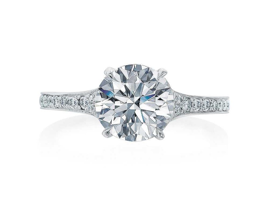 Engagement Rings Forevermark | Forevermark Round Diamond Engagement Ring Setting