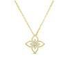 Necklaces & Pendants Roberto Coin | Roberto Coin 18K Principessa Small Flower Pendant Necklace With Diamonds