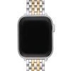 Watches Michele | Michele Stainless Steel & 18K Yellow Gold Plate Apple Watch Strap