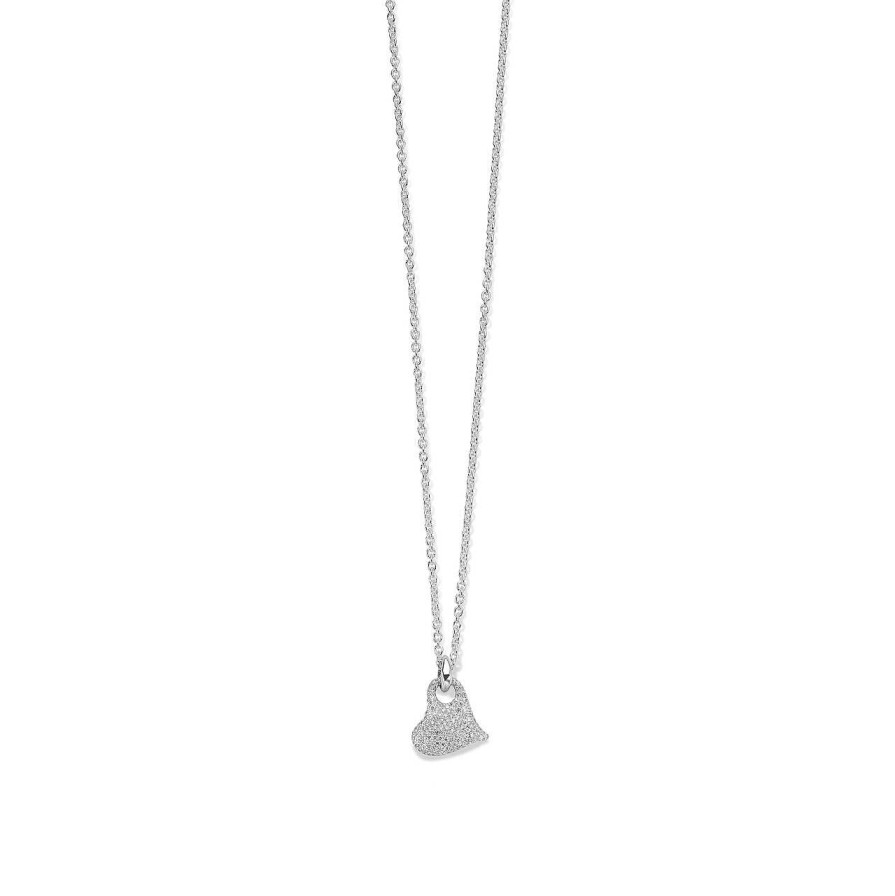 Necklaces & Pendants Ippolita | Ippolita Starburst Small Pave Diamond Heart Pendant Necklace