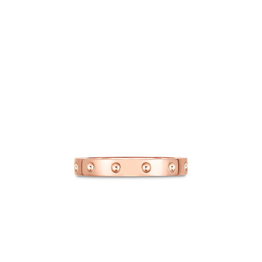 Fashion Rings Roberto Coin | Roberto Coin Gold Symphony Pois Moi Band Ring