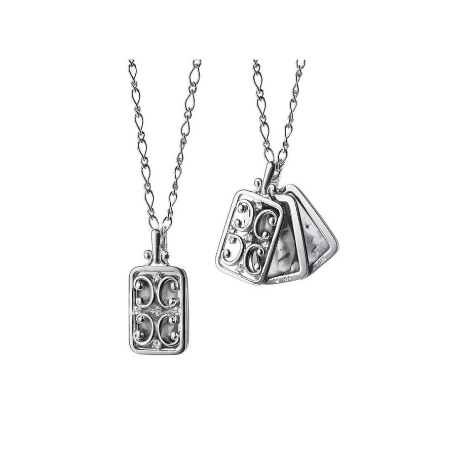 Lockets Monica Rich | Monica Rich Kosann Rectangular Gate Locket