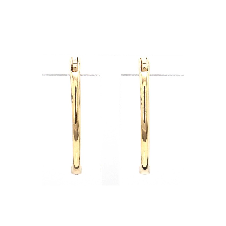 Earrings Bailey's Fine Jewelry | 1Ct Inside Outside Diamond Hoop Earrings