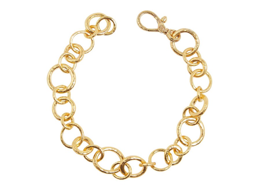 Bracelets & Bangles Gurhan | Gurhan Hoopla Gold Link Bracelet