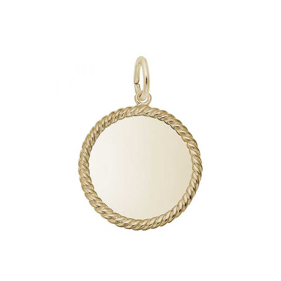 Charms Bailey's Fine Jewelry | Small Rope Disc Charm