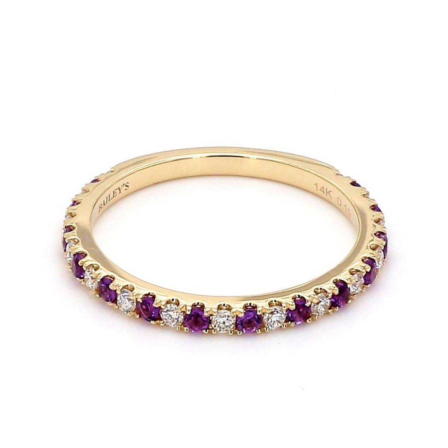 Fashion Rings Bailey's Fine Jewelry | February Alternating Birthstone Ring