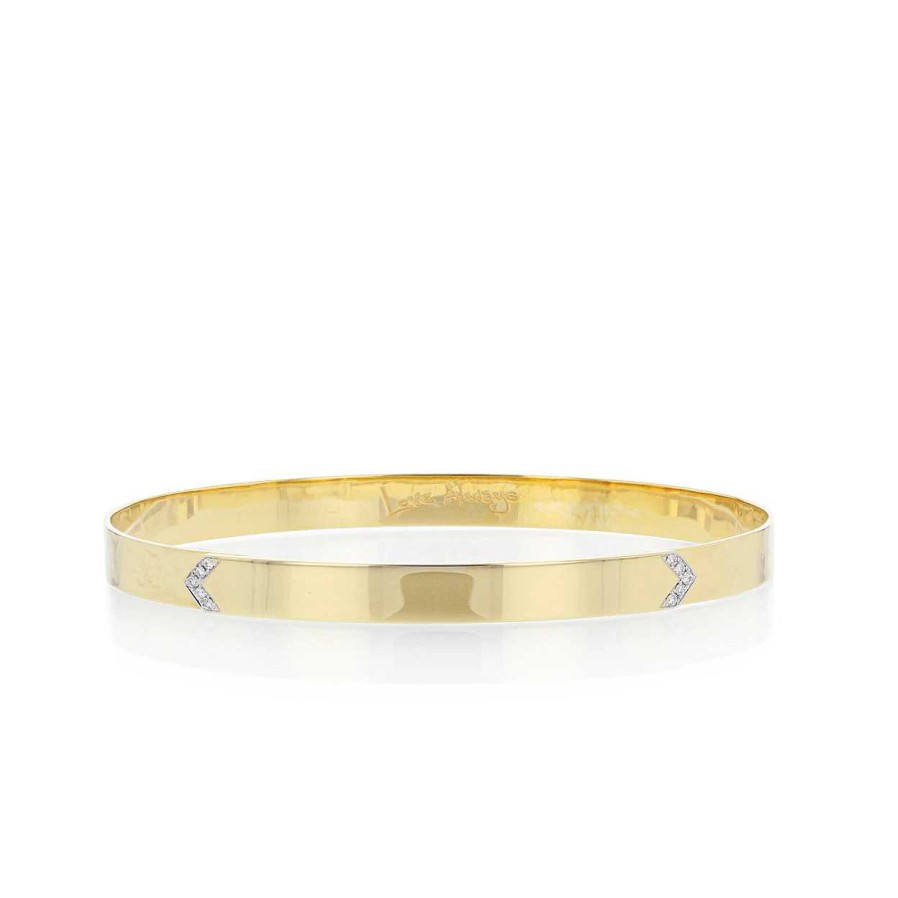 Bracelets & Bangles Phillips House | Phillips House Petite Flexible Id Bracelet In Yellow Gold