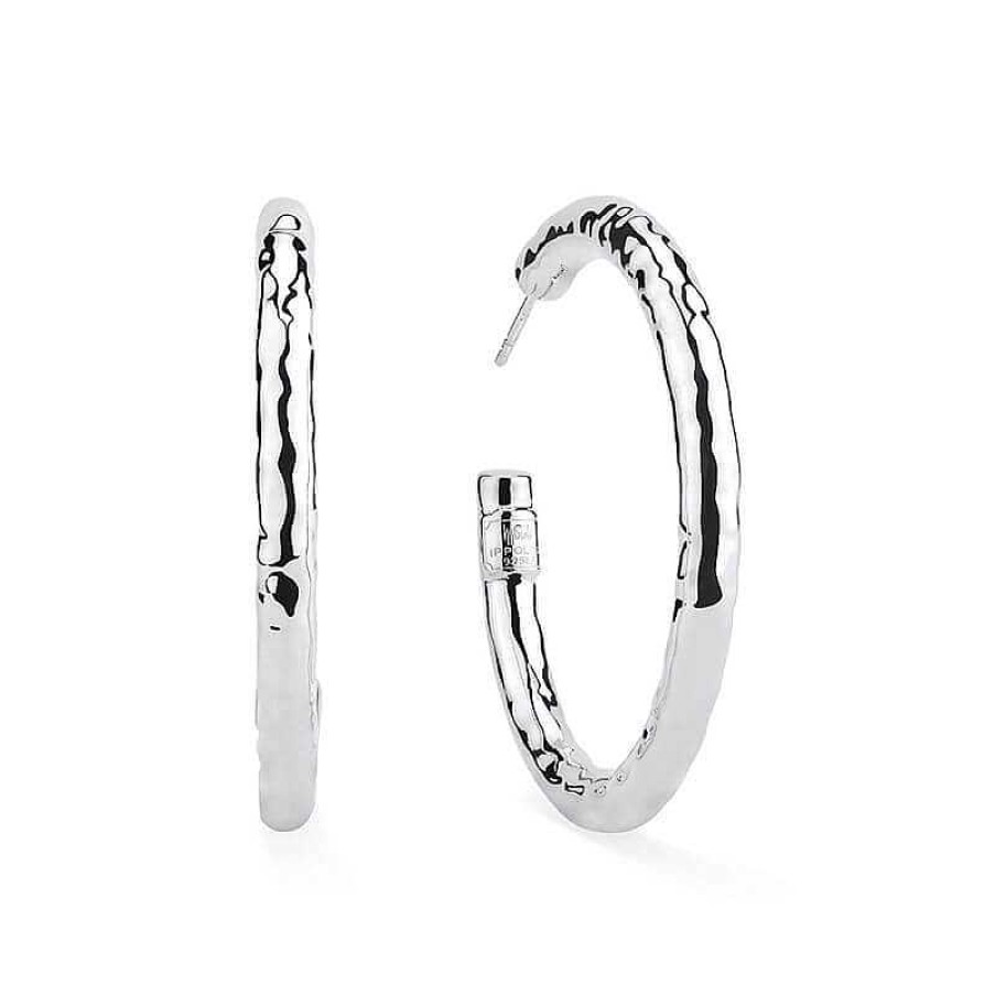 Earrings Ippolita | Ippolita Sterling Silver #3 Glamazon Hoops