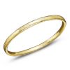 Bracelets & Bangles Ippolita | Ippolita Classico Flat Hammered Bangle In 18K Yellow Gold