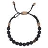 Bracelets & Bangles John Varvatos | John Varvatos Brass Onyx Slider Bracelet