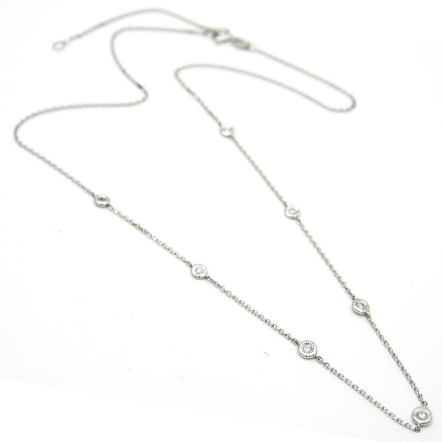 Necklaces & Pendants Bailey's Fine Jewelry | Bailey'S Collection Diamonds By The Yard Necklace