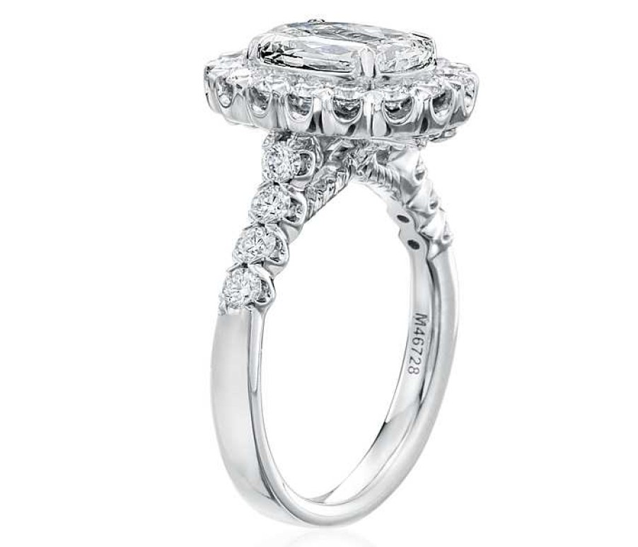 Engagement Rings Bailey's Fine Jewelry | Christopher Designs L'Amour Oval Halo Engagement Ring Setting