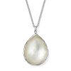 Necklaces & Pendants Ippolita | Ippolita Sterling Silver Rock Candy Large Teardrop Pendant Necklace In Mother Of Pearl Doublet