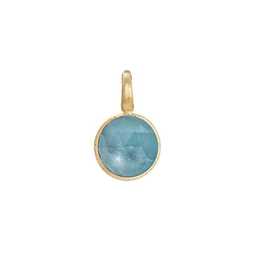 Necklaces & Pendants Marco Bicego | Marco Bicego Jaipur Collection Small Stackable Pendant In Aquamarine