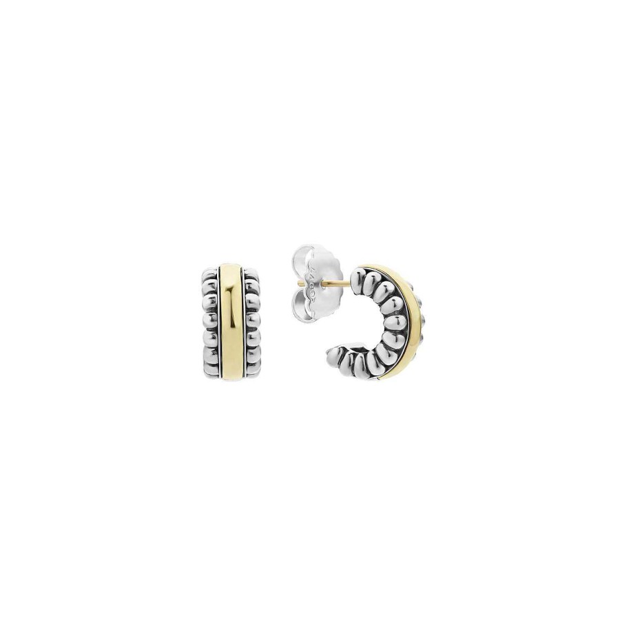 Earrings Lagos | Lagos Caviar Hoop Earrings