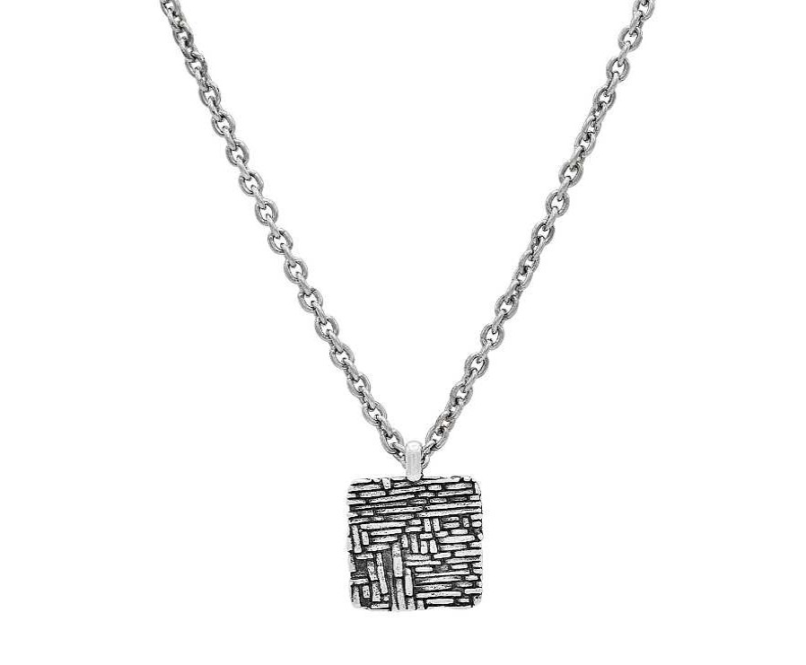 Necklaces & Pendants John Varvatos | John Varvatos Artisan Silver Pendant Necklace