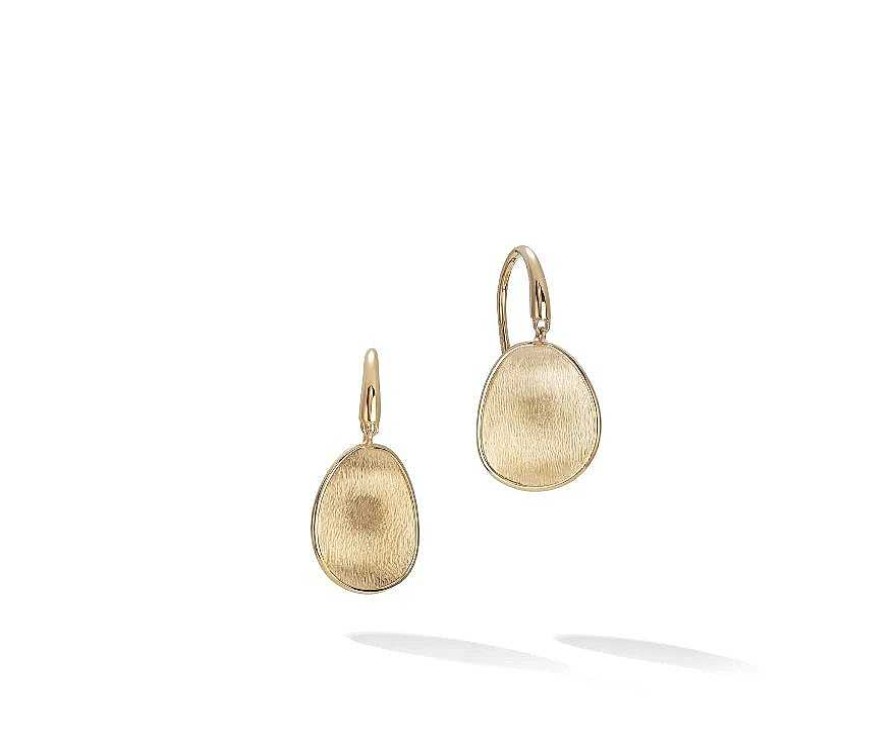 Earrings Marco Bicego | Marco Bicego Lunaria Petite Drop Earrings In 18K Yellow Gold