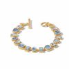 Bracelets & Bangles Julie Vos | Julie Vos Antonia Tennis Bracelet Iridescent Chalcedony Blue