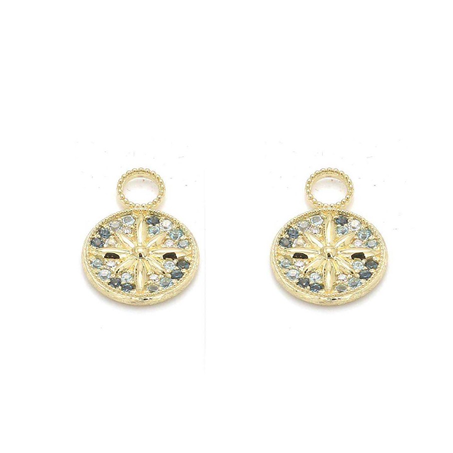 Earrings Jude Frances | Jude Frances London Blue Topaz Moroccan Earring Charms