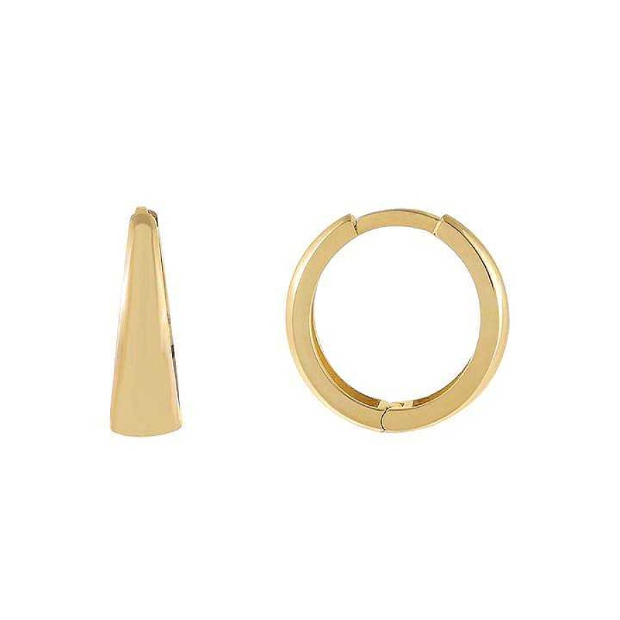 Earrings Bailey's Fine Jewelry | Tapered Huggie Hoop