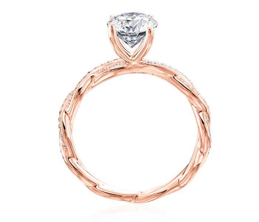 Engagement Rings Bailey's Fine Jewelry | Round Engagement Ring Twist Setting