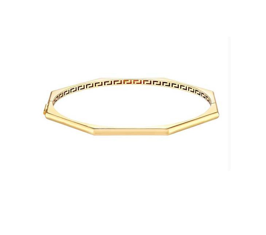 Bracelets & Bangles Bailey's | 14K Gold Geometric Octagon Bangle Bracelet