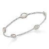 Bracelets & Bangles Ippolita | Ippolita Sterling Silver Rock Candy 5-Stone Bangle Bracelet In Mother Of Pearl