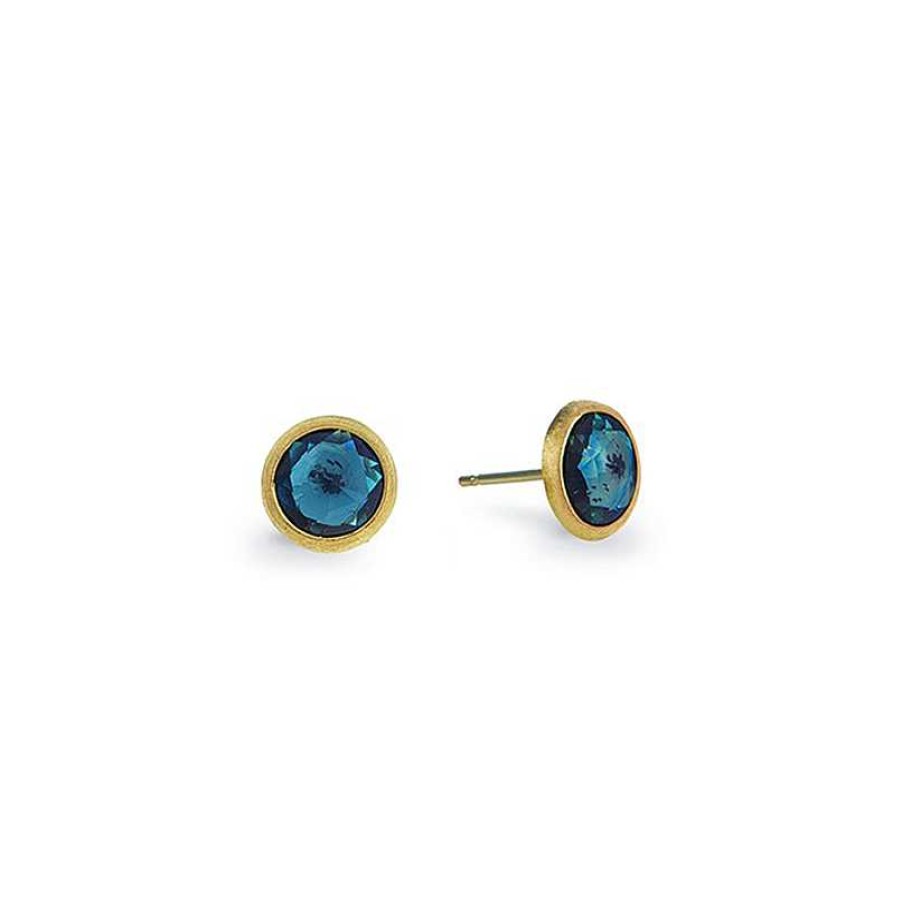 Earrings Marco Bicego | Marco Bicego Jaipur Blue Topaz Stud Earrings