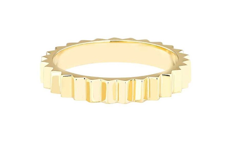 Fashion Rings Bailey's | 14K Gold Fluted Band Ring