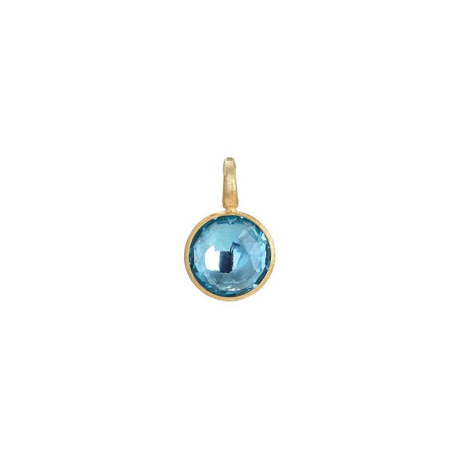 Necklaces & Pendants Marco Bicego | Marco Bicego Jaipur Collection Small Stackable Pendant In Blue Topaz