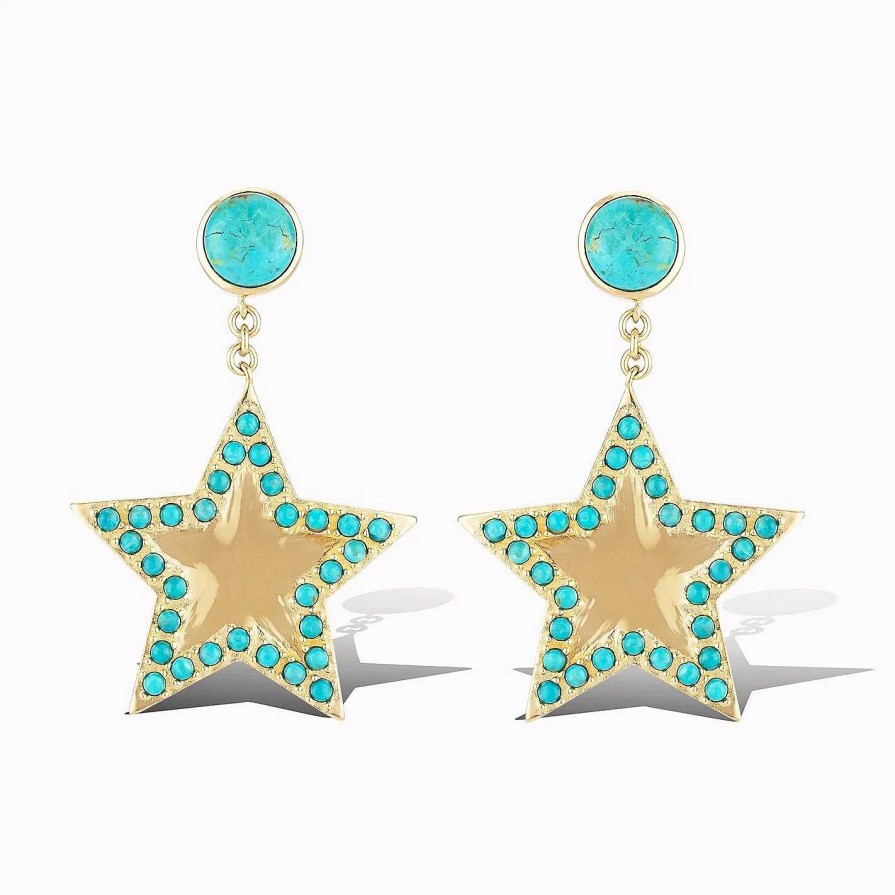 Earrings Bailey's | Laura Foote Gitchie, Gitchie Ya Ya Earrings In Turquoise