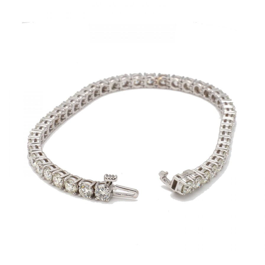 Bracelets & Bangles Bailey's Fine Jewelry | Round Cut Diamond Tennis Bracelet