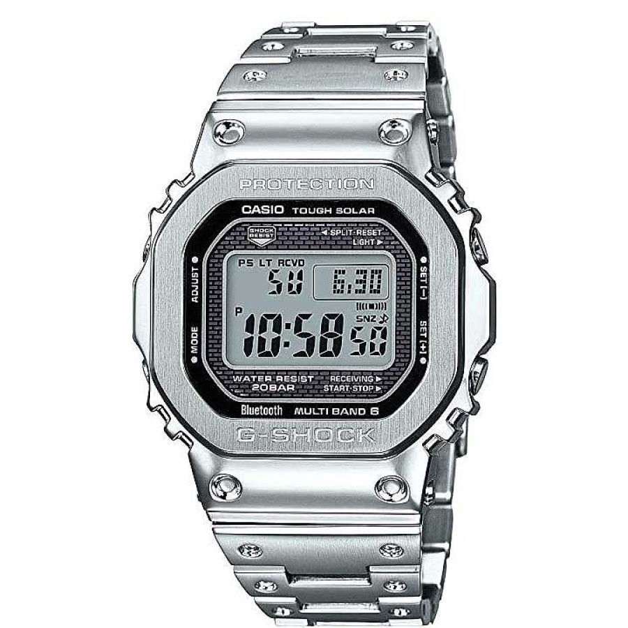 Watches G-Shock | G-Shock Silver Stainless Steel Solar Watch