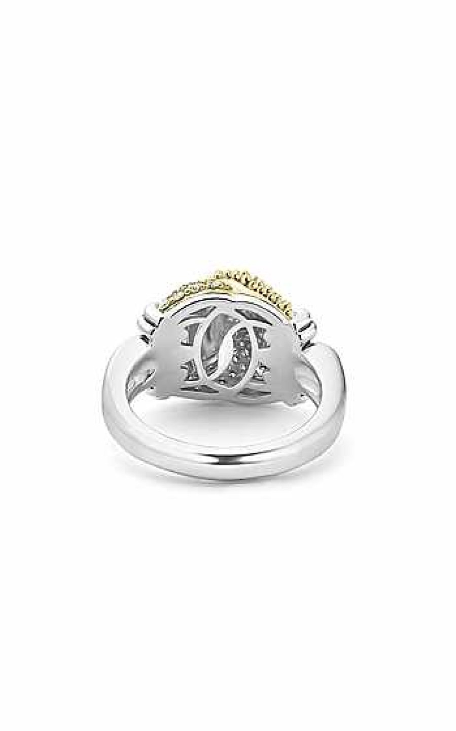 Fashion Rings Lagos | Lagos Caviar Lux Small Caviar Diamond Knot Ring