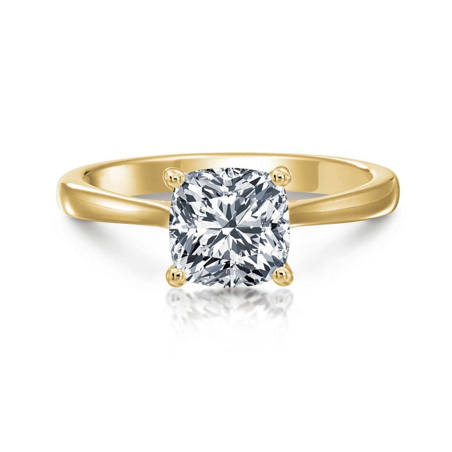 Engagement Rings Bailey's Fine Jewelry | Grace Cushion Solitaire Engagement Ring