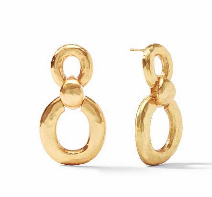 Earrings Julie Vos | Julie Vos Palermo Statement Doorknocker Earring