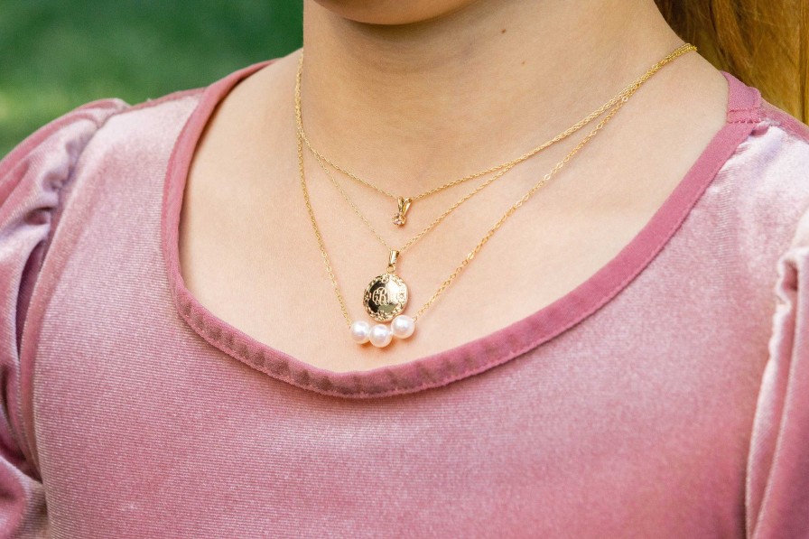 Necklaces & Pendants Bailey's Fine Jewelry | Add A Pearl 3-Pearl Starter Necklace